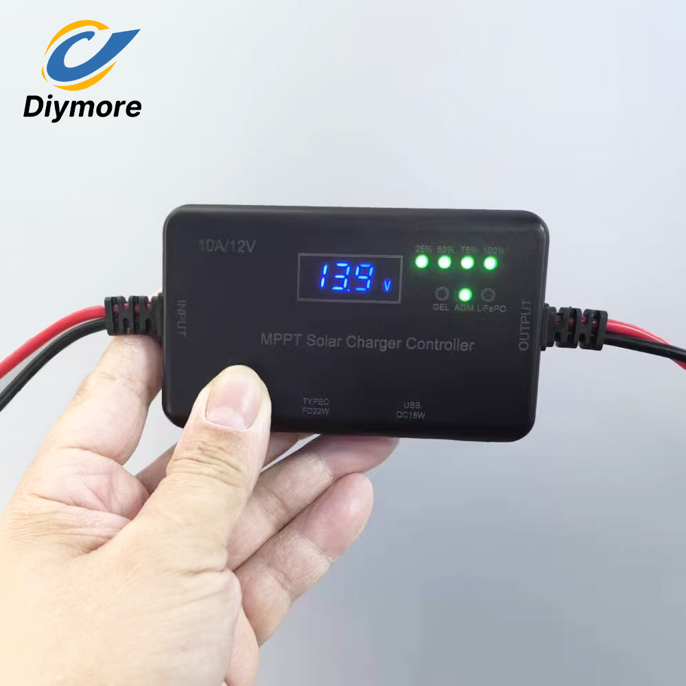 MPPT 태양광 충전 컨트롤러 12V 10A(납산 리튬 - Drone Solar Charger 리뷰 및 가격