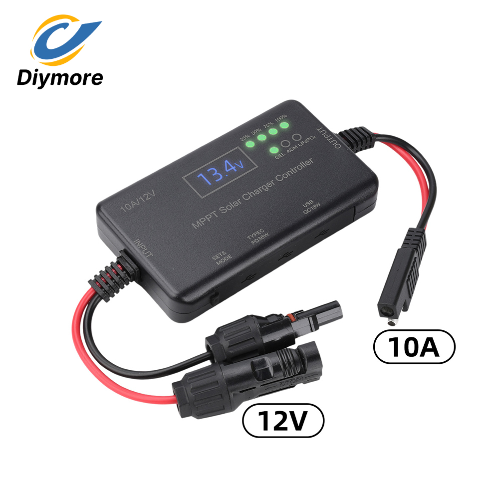 MPPT 태양광 충전 컨트롤러 12V 10A(납산 리튬 - Drone Solar Charger 리뷰 및 가격