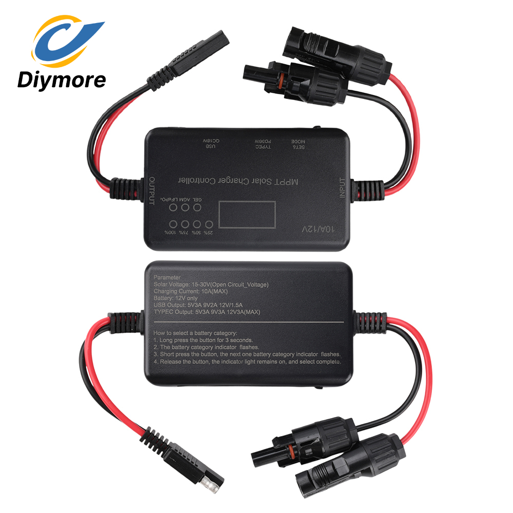 MPPT 태양광 충전 컨트롤러 12V 10A(납산 리튬 - Drone Solar Charger 리뷰 및 가격